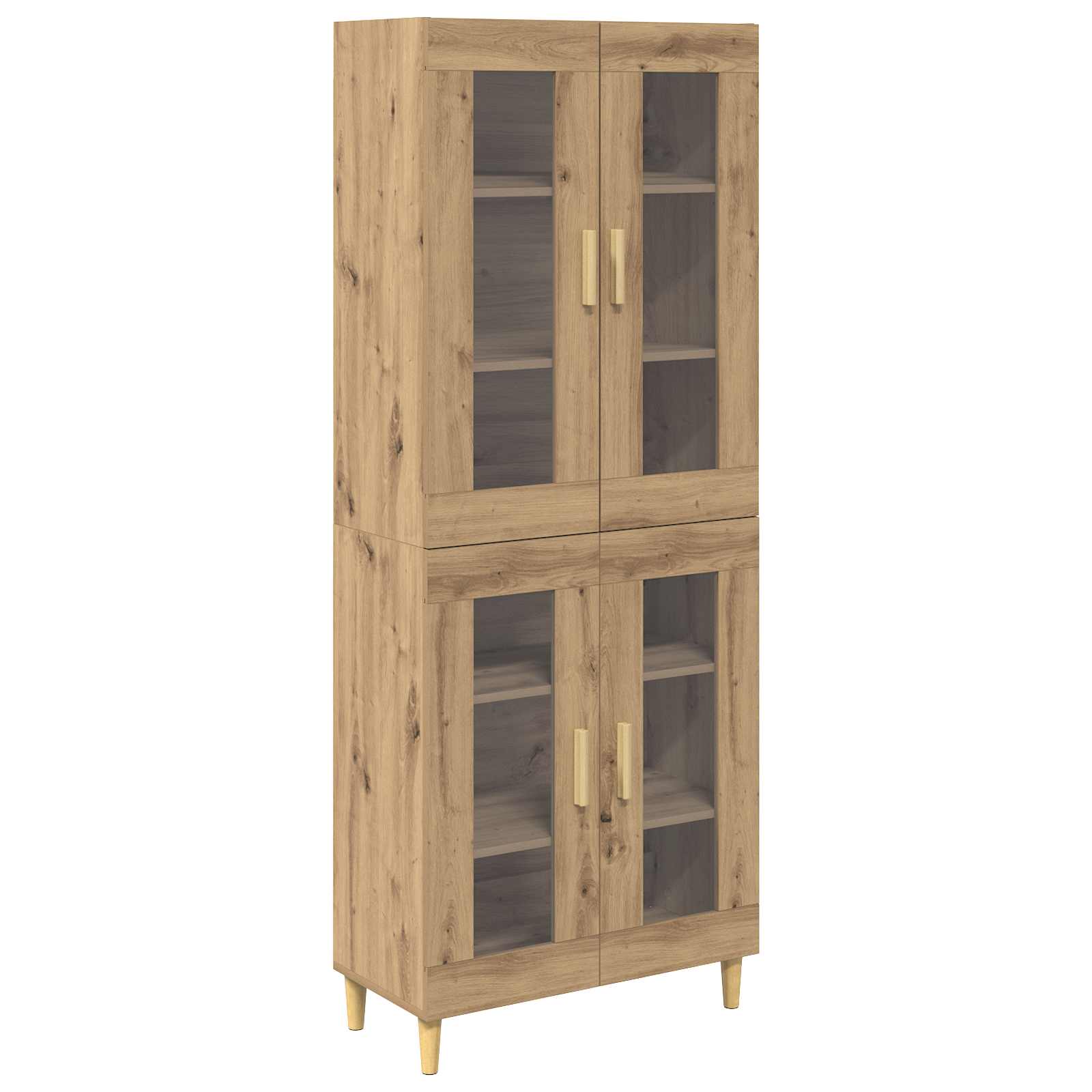 Haut Armoire Chêne artisanal 69,5 x 34 x 180 cm - XIOS