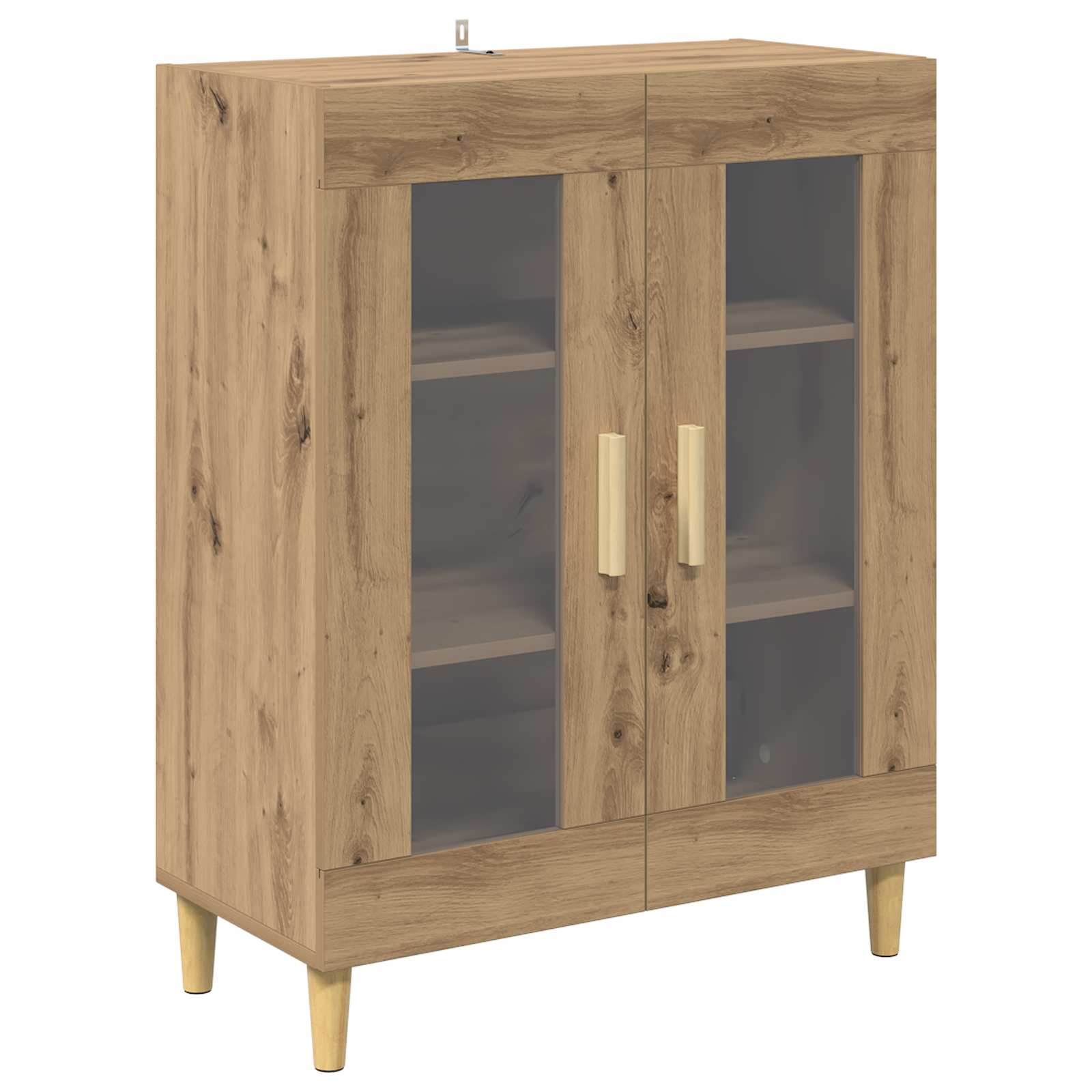 Haut Armoire Chêne artisanal 69,5 x 34 x 180 cm - XIOS