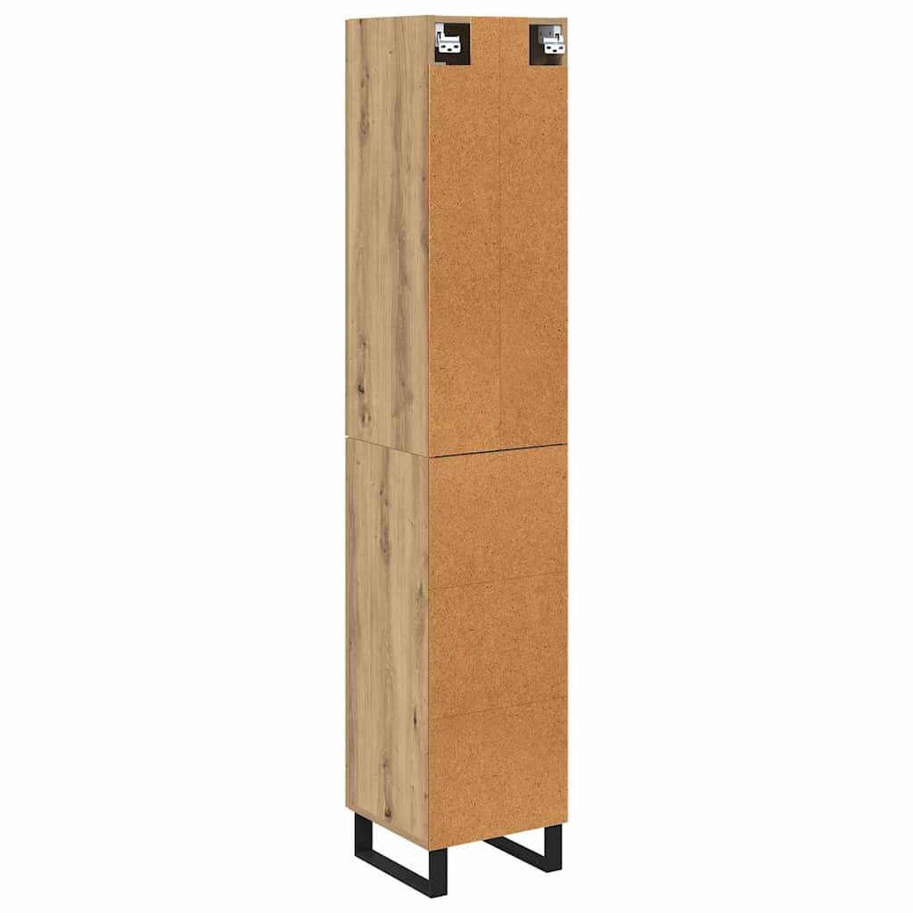 Haut Armoire Chêne artisanal 69,5 x 34 x 180 cm - XIOS