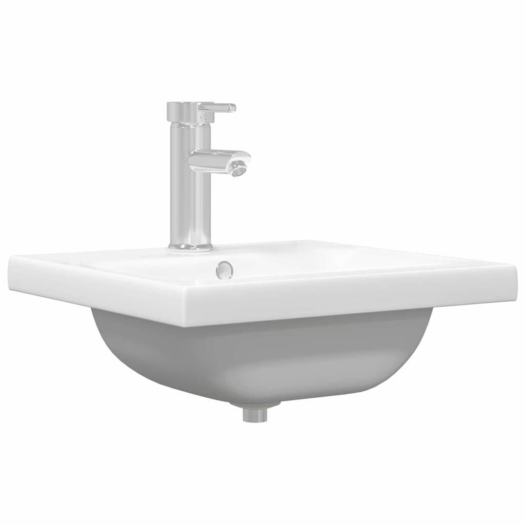 Meuble de Lavabo de Salle de Bain Chêne noir 41 x 38,5 x 48 cm - XIOS