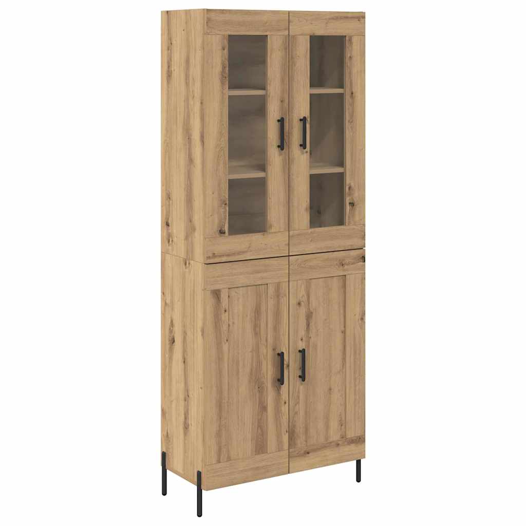 Haut Armoire Chêne artisanal 69,5 x 34 x 180 cm - XIOS