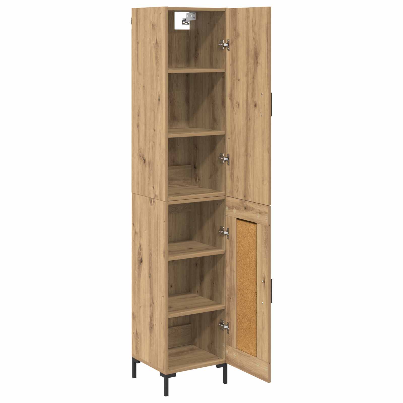 Haut Armoire Chêne artisanal 69,5 x 34 x 180 cm - XIOS
