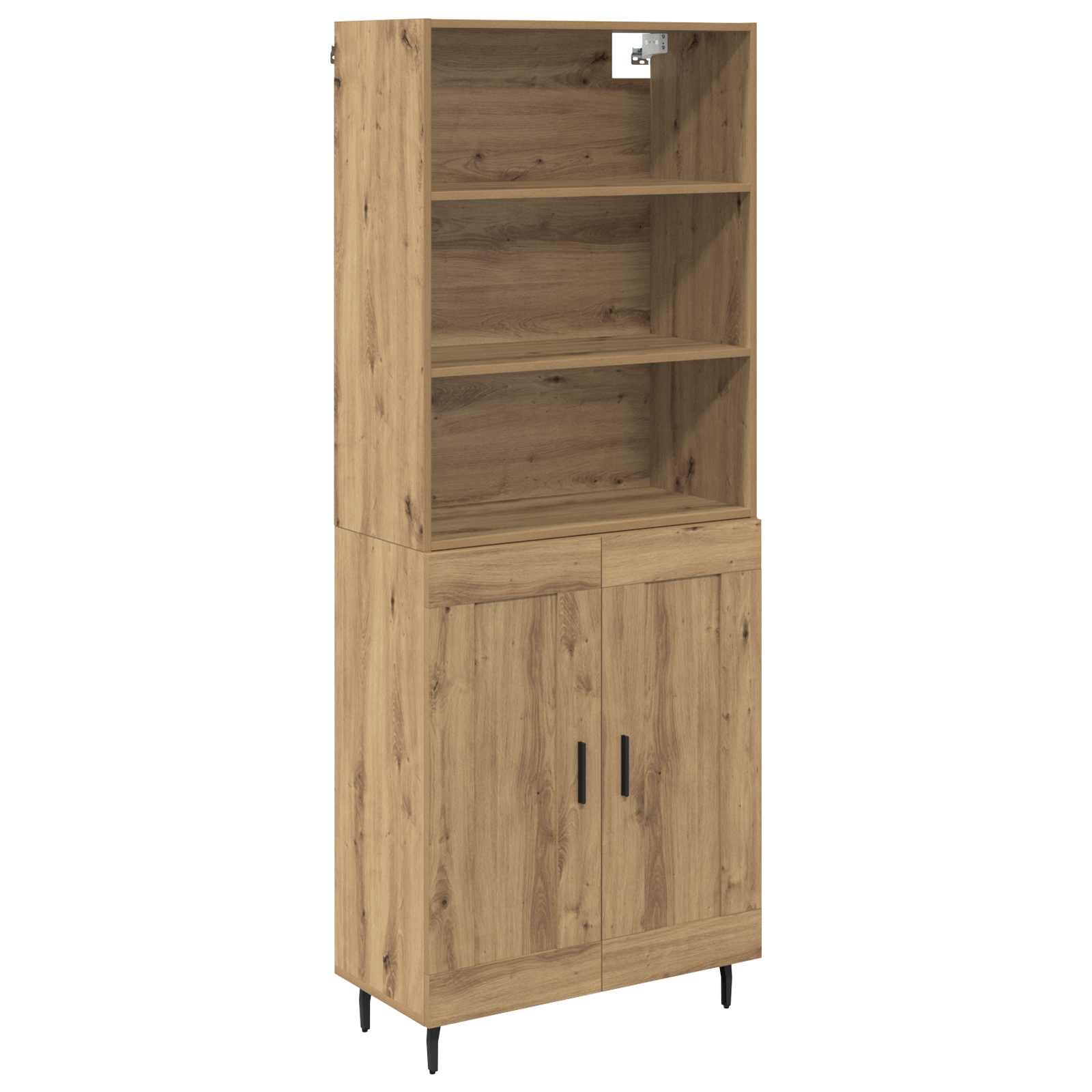 Haut Armoire Chêne artisanal 69,5 x 34 x 180 cm - XIOS