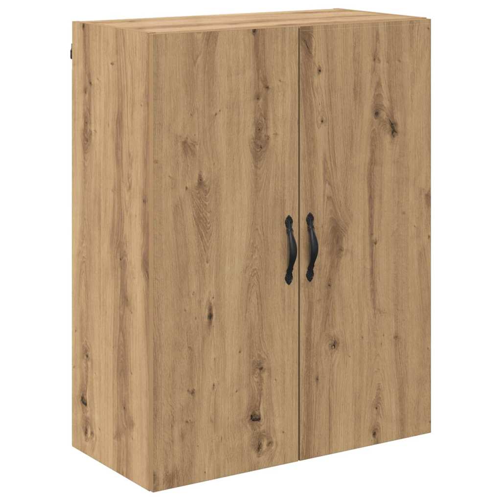Haut Armoire 2 pcs Chêne artisanal Bois Aggloméré et Verre - XIOS