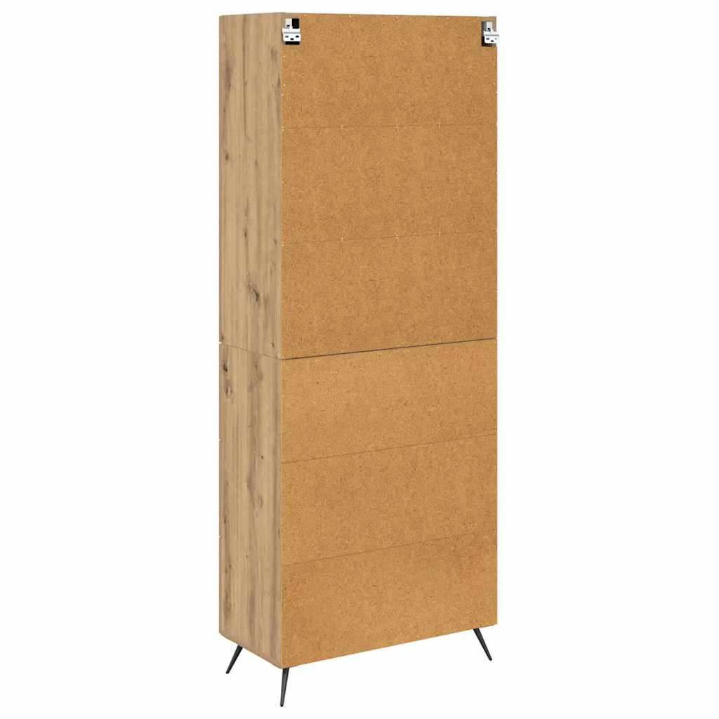 Haut Armoire Chêne artisanal 69,5 x 34 x 180 cm