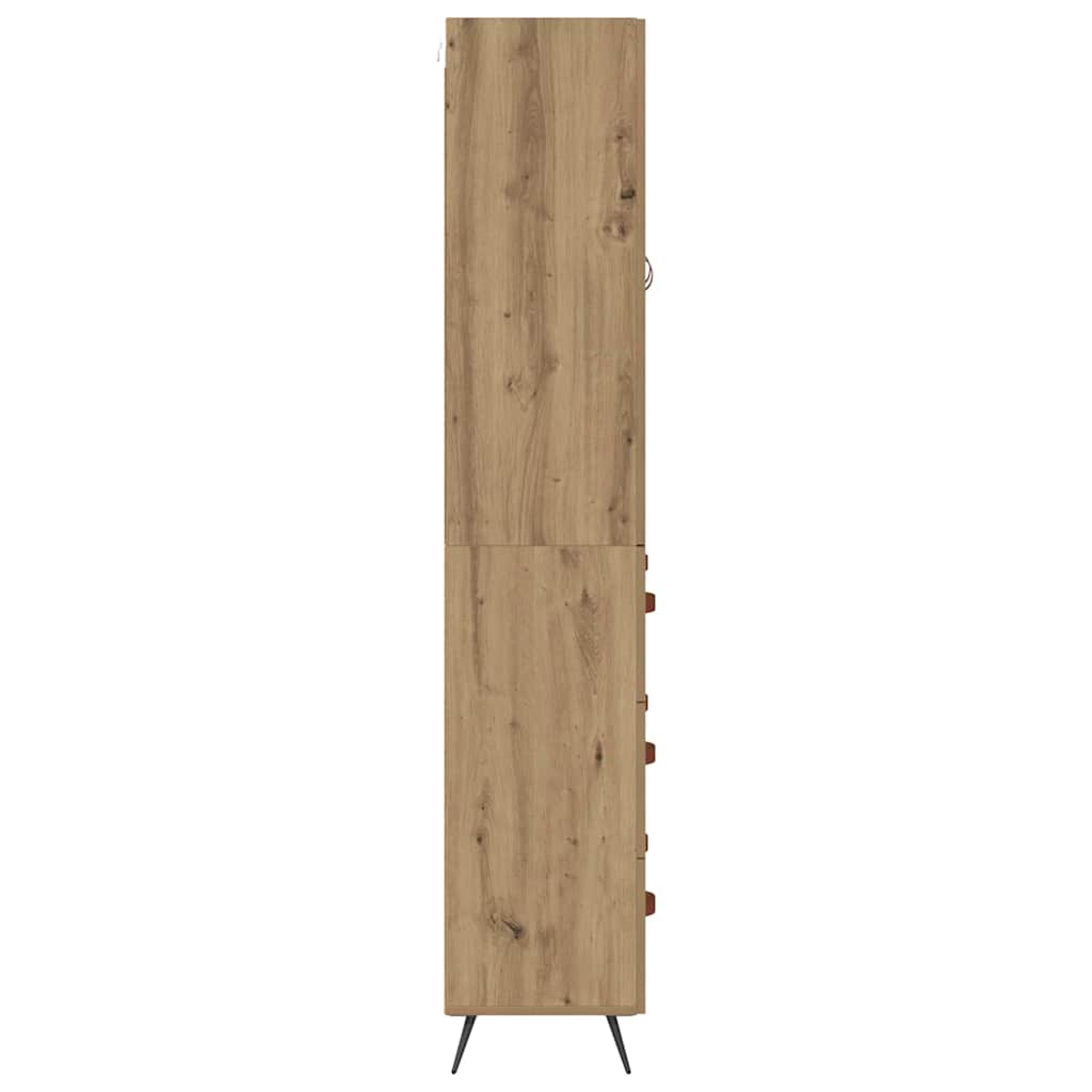 Haut Armoire Chêne artisanal 69,5 x 34 x 180 cm
