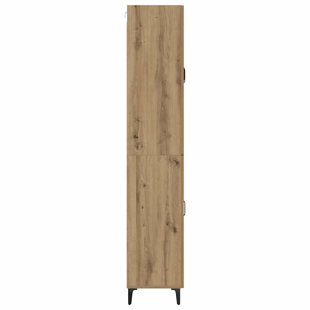 Haut Armoire Chêne artisanal 69,5 x 34 x 180 cm - XIOS