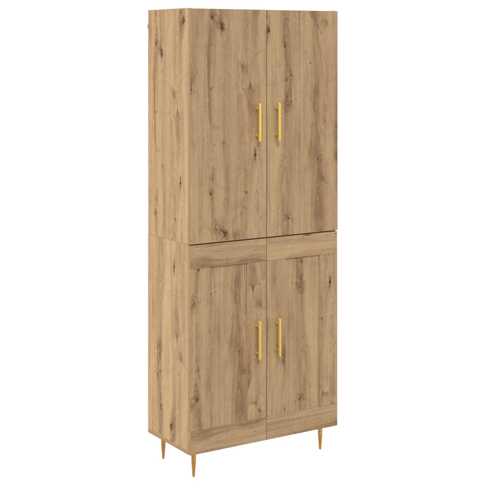 Haut Armoire Montage mural Chêne artisanal 69,5 x 34 x 180 cm - XIOS