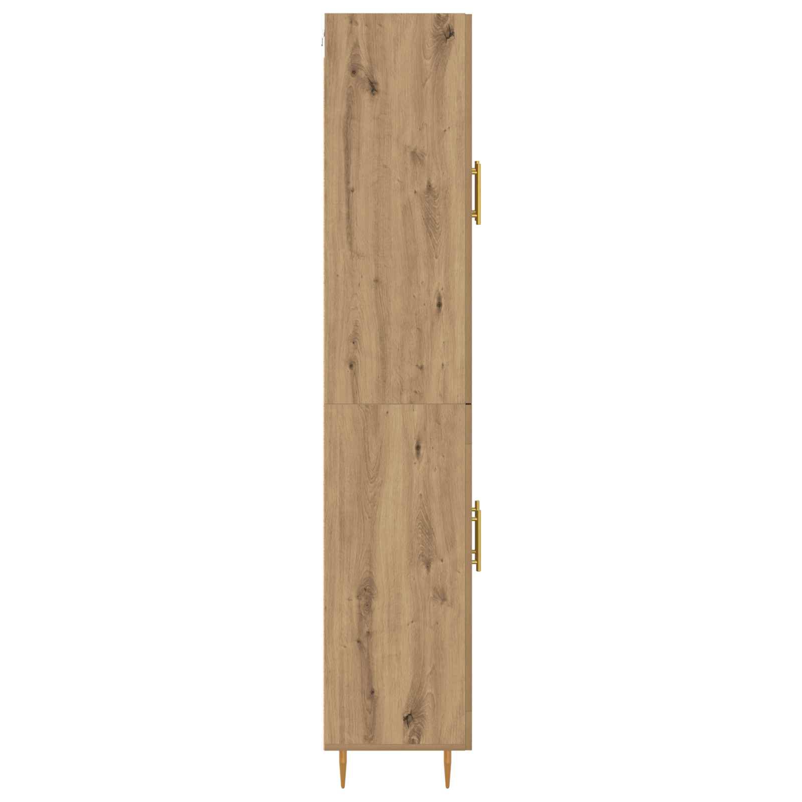 Haut Armoire Montage mural Chêne artisanal 69,5 x 34 x 180 cm - XIOS