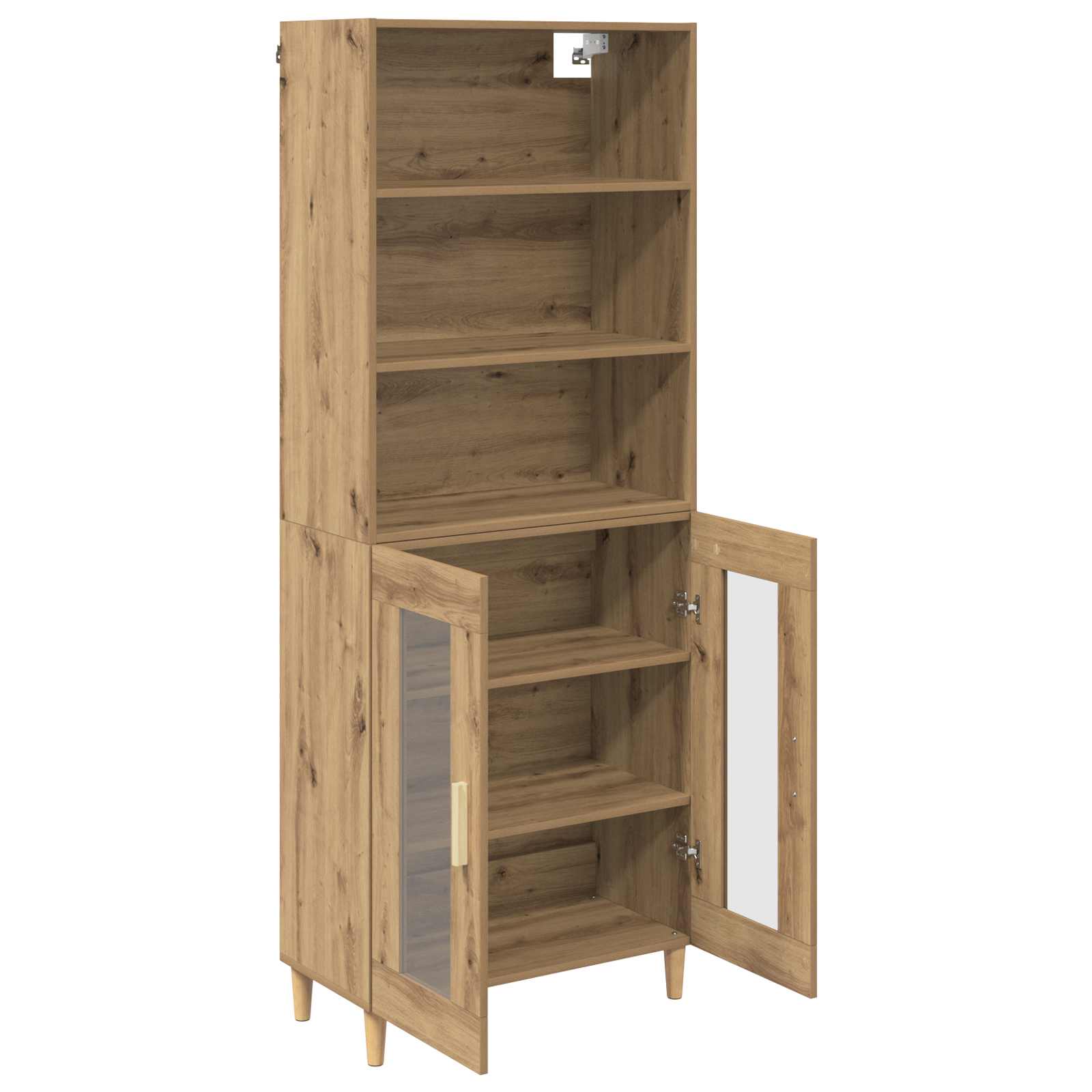 Haut Armoire Chêne artisanal 69,5 x 32,5 x 180 cm - XIOS