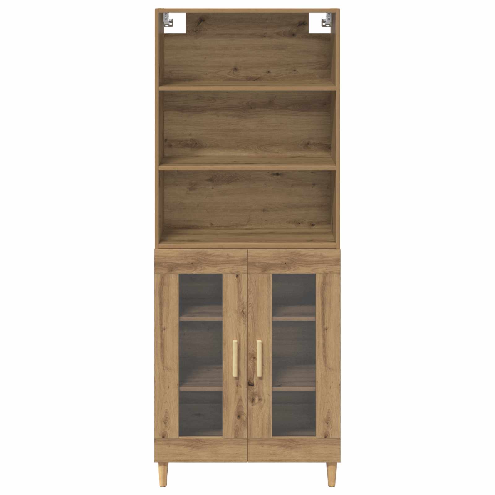 Haut Armoire Chêne artisanal 69,5 x 32,5 x 180 cm - XIOS