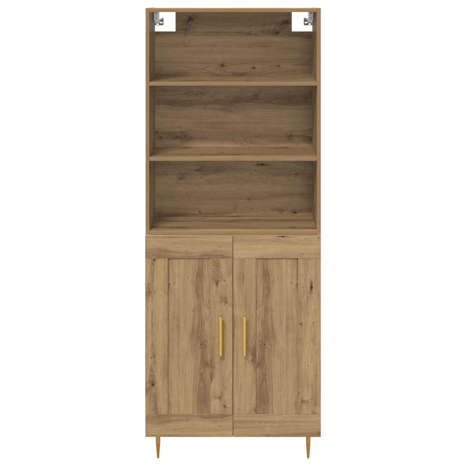 Haut Armoire Chêne artisanal 69,5 x 32,5 x 180 cm - XIOS
