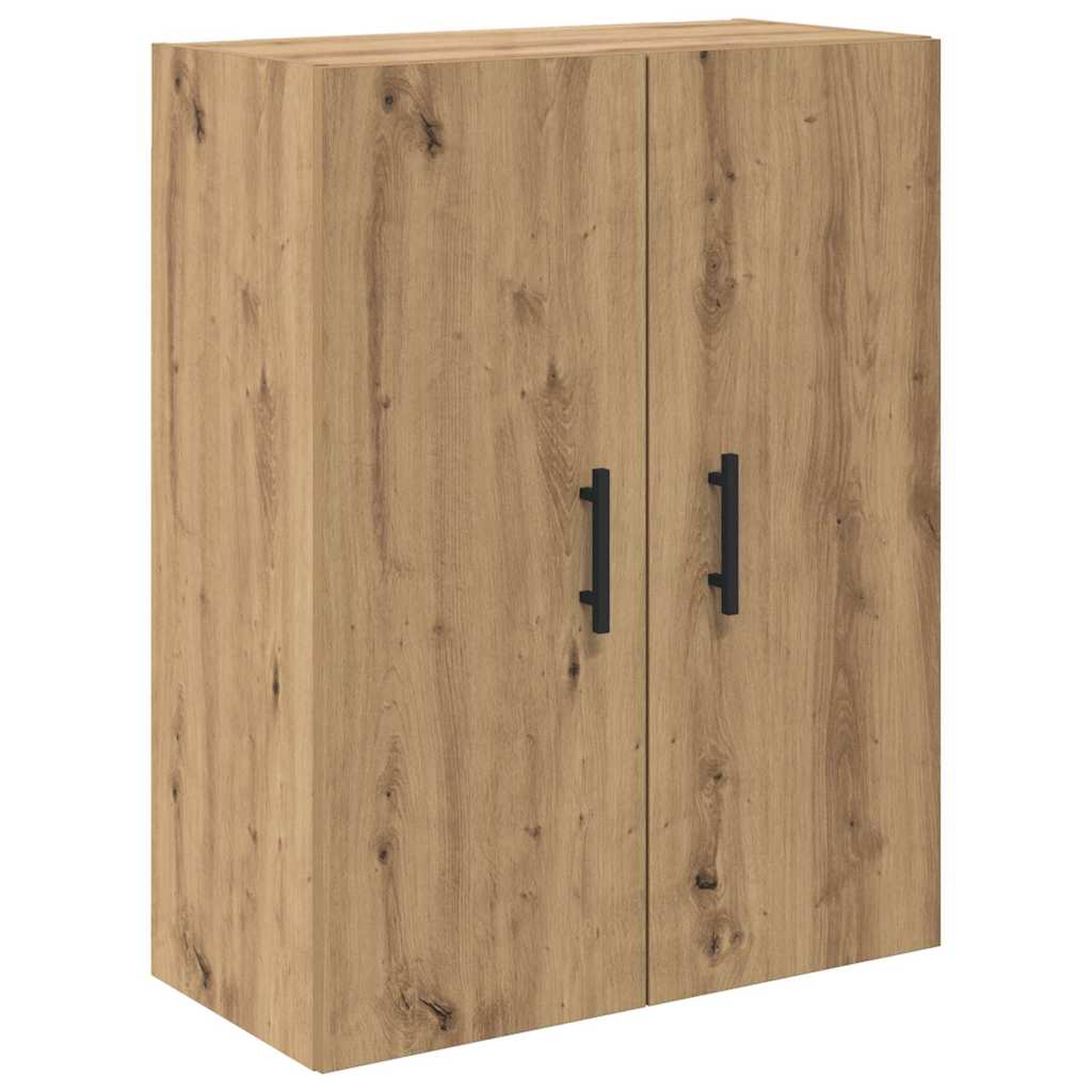 Haut Armoire 2 pcs Chêne artisanal Bois Aggloméré et Verre - XIOS