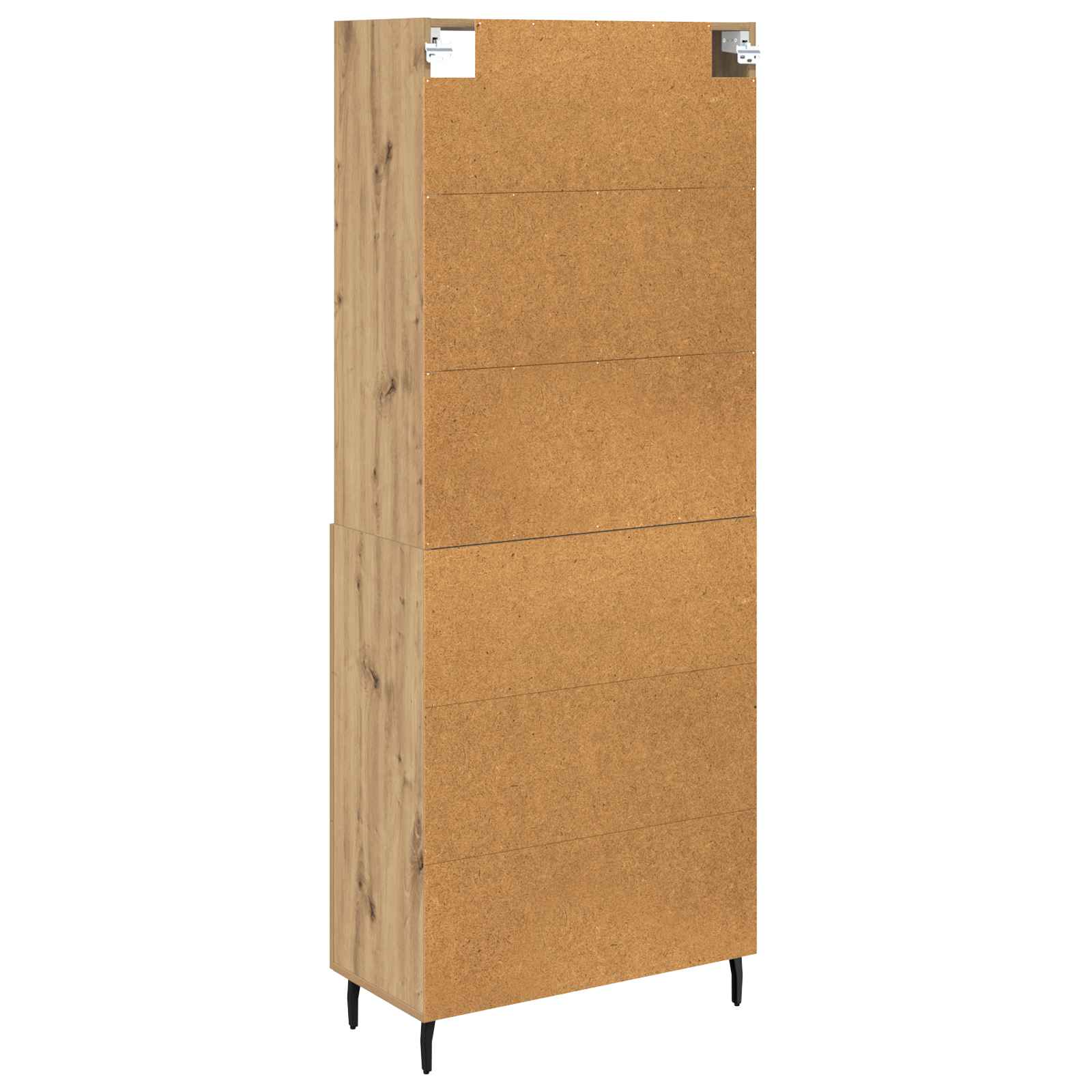 Haut Armoire avec tiroir Chêne artisanal 69,5 x 34 x 180 cm - XIOS