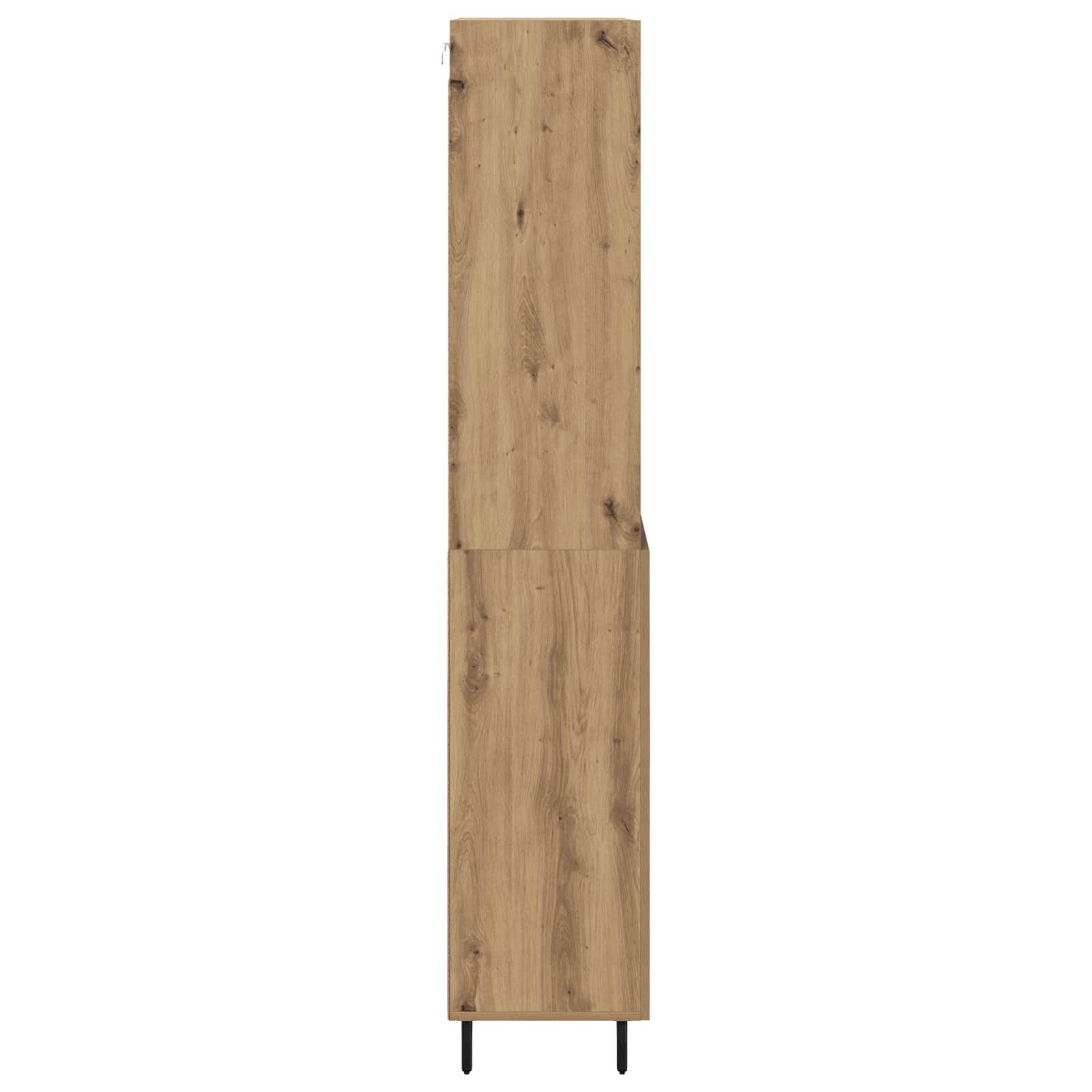 Haut Armoire 2 pc Chêne artisanal 69,5 x 32,5 x 180 cm