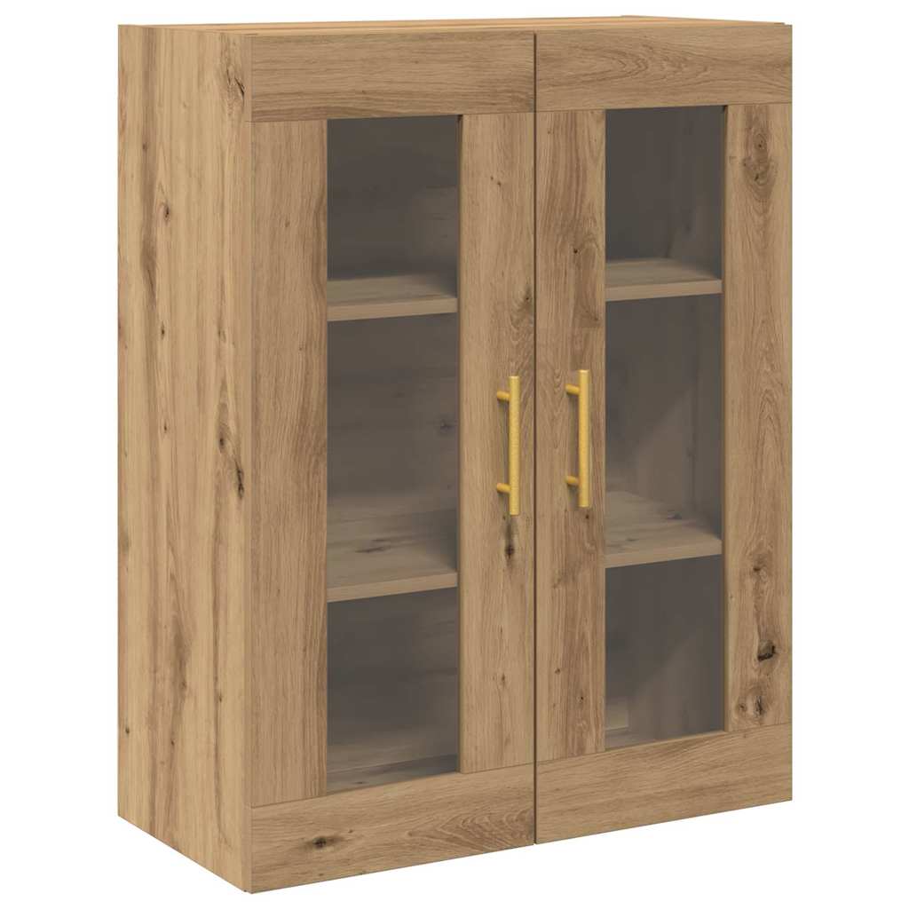 Haut Armoire 2 pcs Chêne artisanal Bois d'ingénierie - XIOS