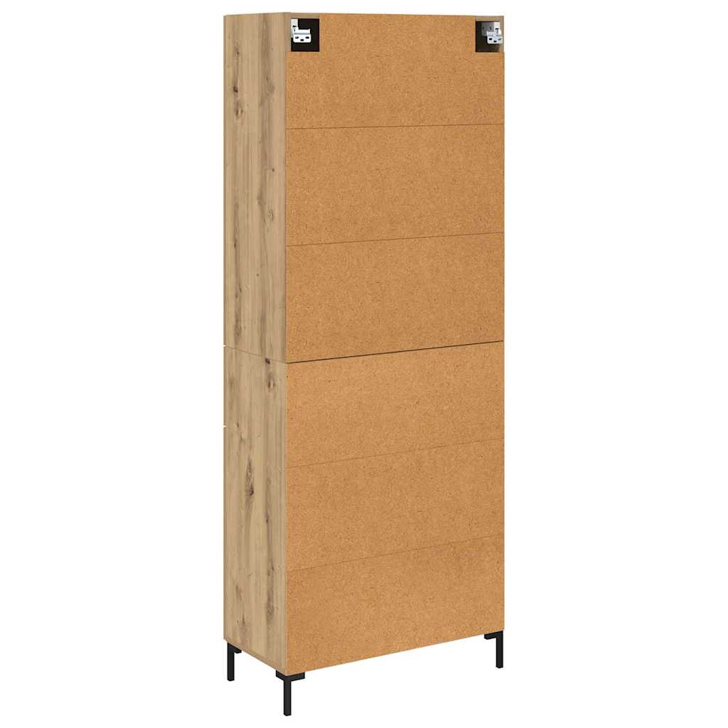 Haut Armoire Chêne artisanal 69,5 x 34 x 180 cm