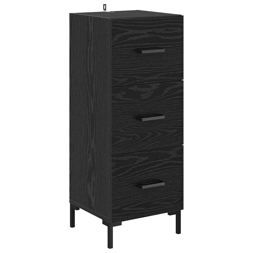 Haut Armoire Chêne noir 34,5 x 34 x 180 cm Bois d'ingénierie - XIOS