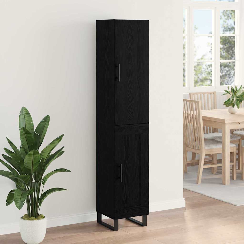 Haut Armoire Chêne noir 34,5 x 34 x 180 cm Bois d'ingénierie - XIOS