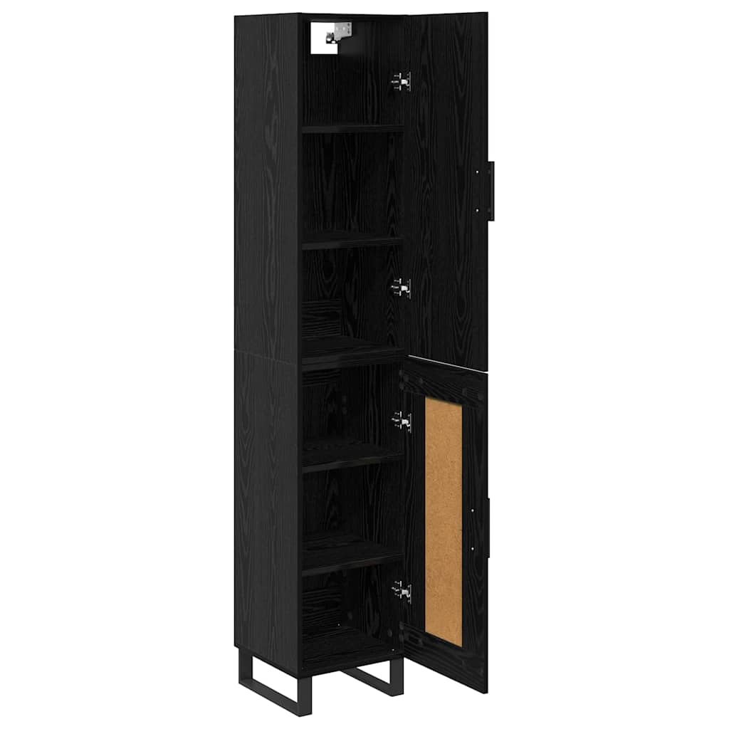 Haut Armoire Chêne noir 34,5 x 34 x 180 cm Bois d'ingénierie - XIOS