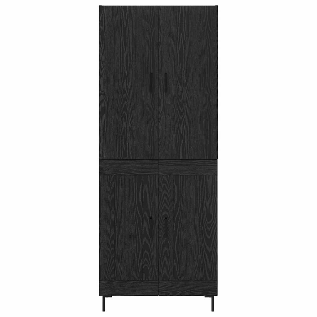 Haut Armoire Chêne noir 69,5 x 34 x 180 cm Bois d'ingénierie - XIOS