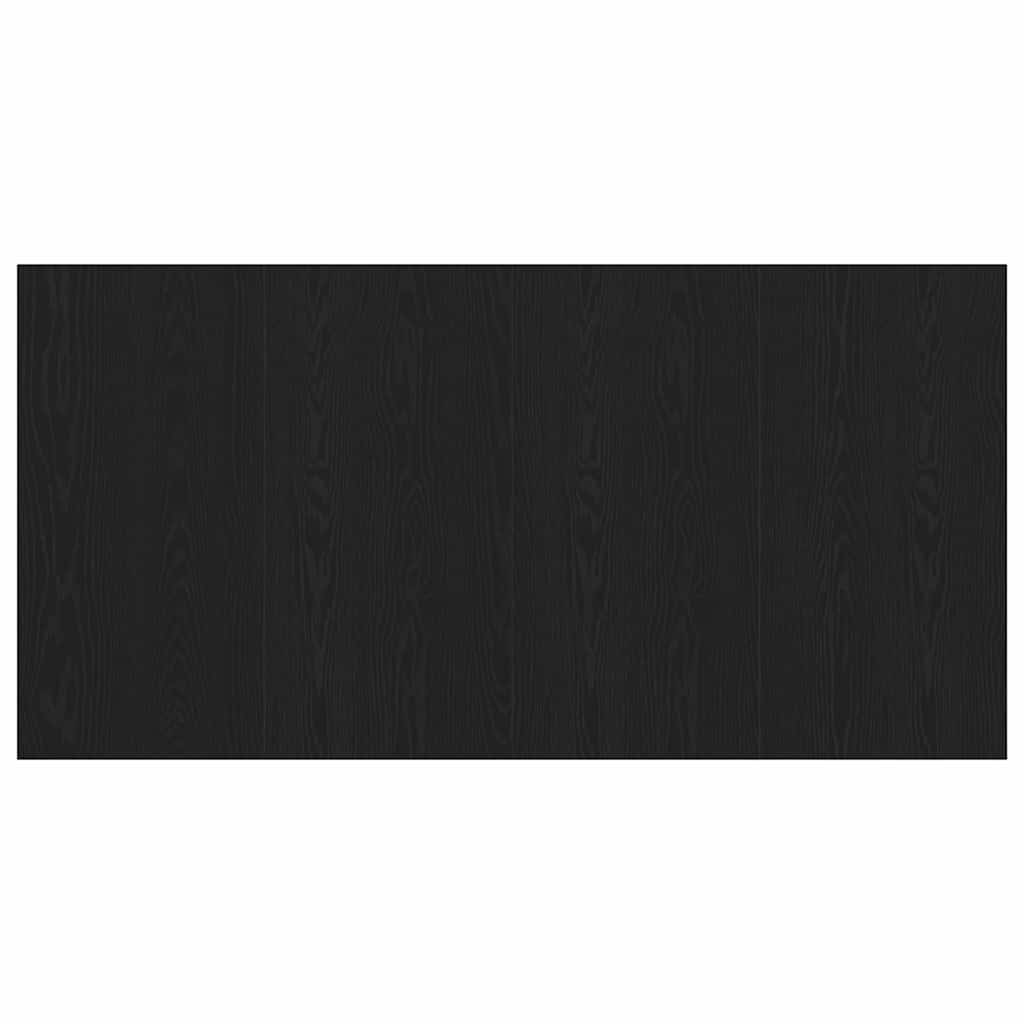 Tête de lit avec armoire 3 pc Chêne noir Bois d'ingénierie