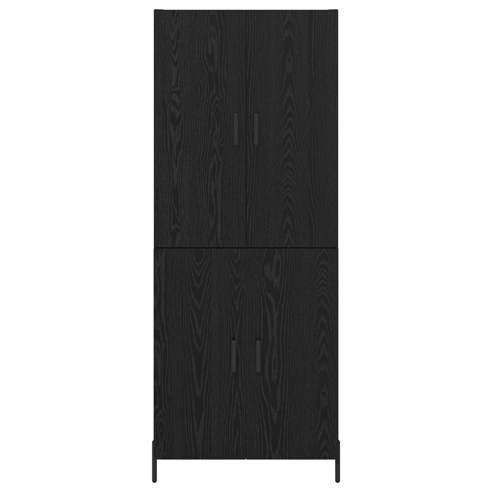 Haut Armoire Chêne noir 69,5 x 34 x 180 cm Bois d'ingénierie - XIOS