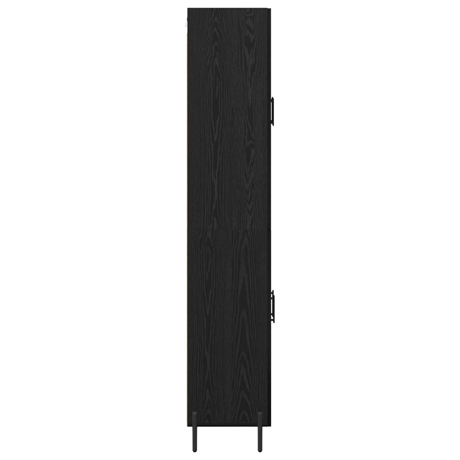 Haut Armoire Chêne noir 69,5 x 34 x 180 cm Bois d'ingénierie - XIOS