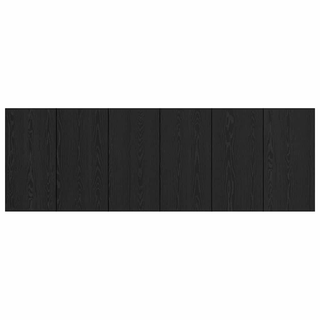 Tête de lit avec armoire 3 pcs Chêne noir Bois d'ingénierie - XIOS