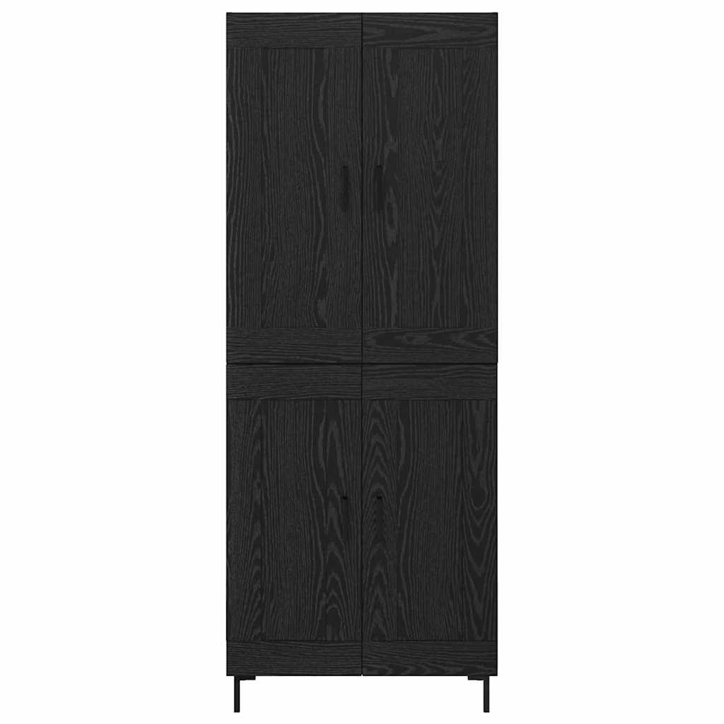 Haut Armoire Chêne noir 69,5 x 34 x 180 cm Bois d'ingénierie - XIOS