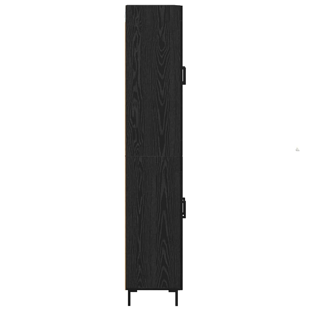 Haut Armoire Chêne noir 69,5 x 34 x 180 cm Bois d'ingénierie - XIOS
