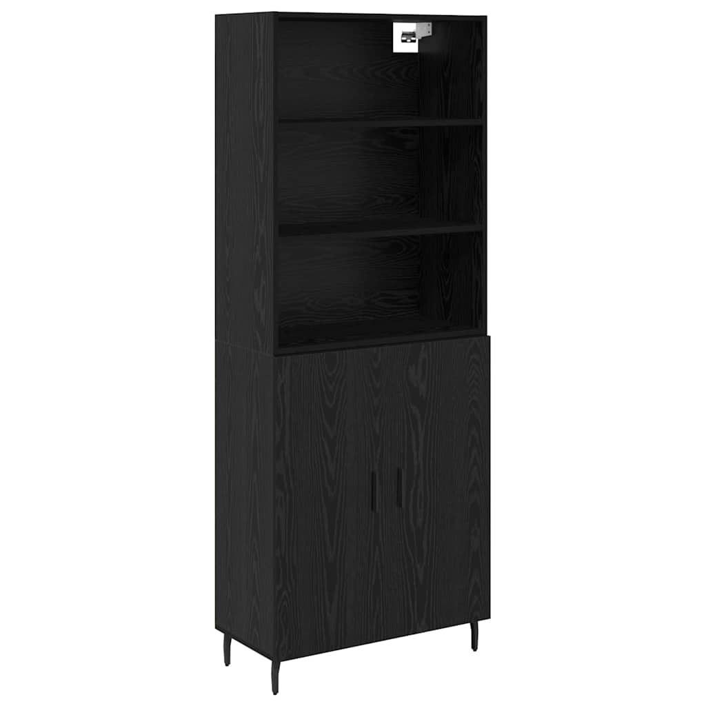 Haut Armoire Chêne noir 69,5 x 34 x 180 cm - XIOS