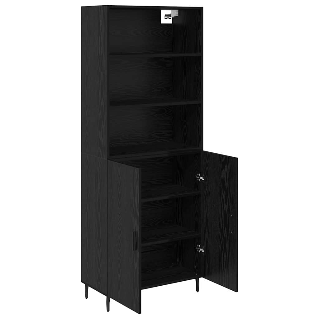 Haut Armoire Chêne noir 69,5 x 34 x 180 cm - XIOS
