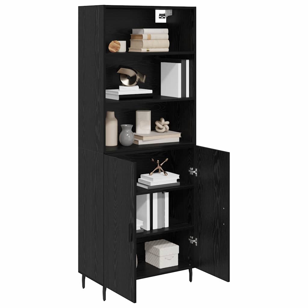 Haut Armoire Chêne noir 69,5 x 34 x 180 cm - XIOS