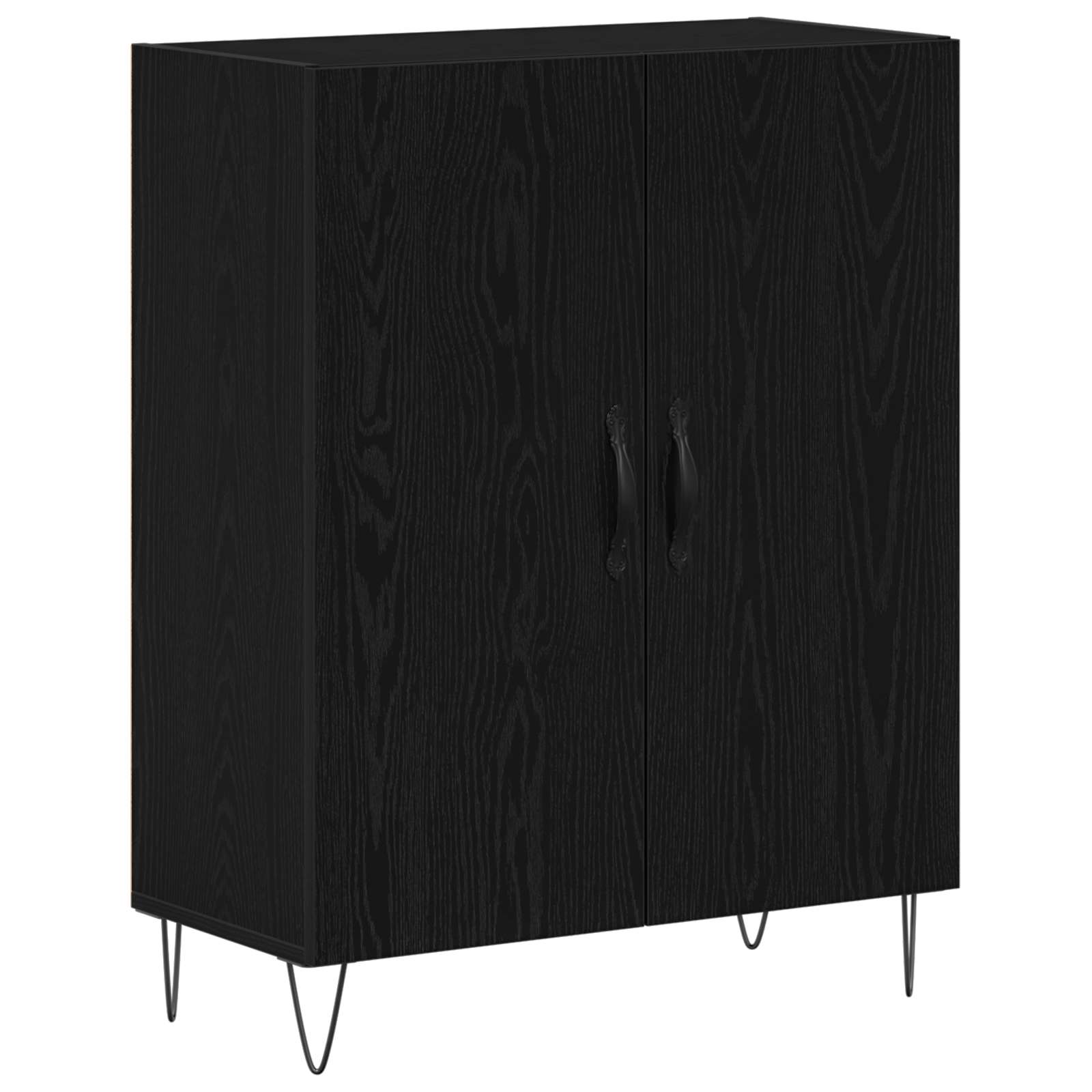 Haut Armoire Chêne noir 69,5 x 34 x 180 cm Bois d'ingénierie - XIOS