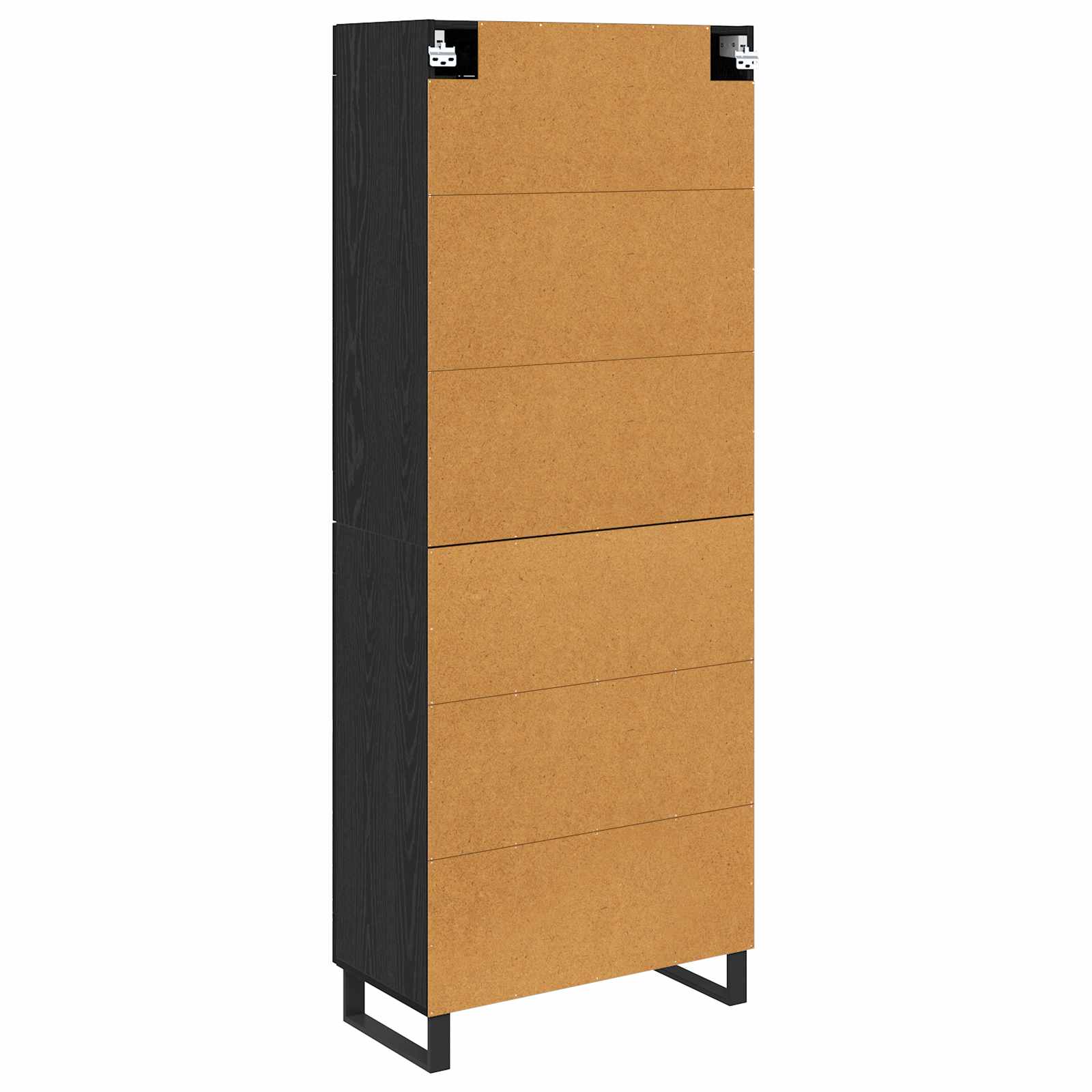 Haut Armoire Chêne noir 69,5 x 34 x 180 cm Bois d'ingénierie - XIOS