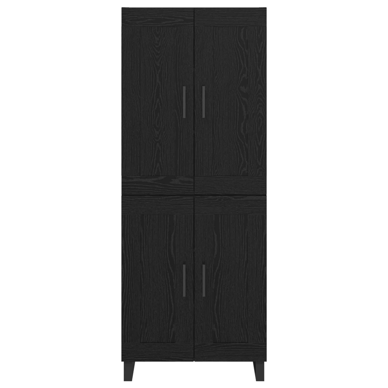 Haut Armoire Chêne noir 69,5 x 34 x 180 cm Bois d'ingénierie - XIOS
