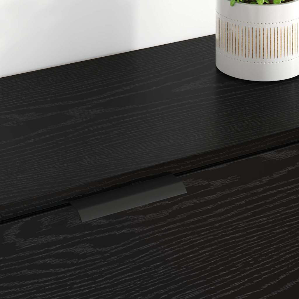 Buffet avec tiroir 3 pcs Chêne noir Bois d'ingénierie - XIOS