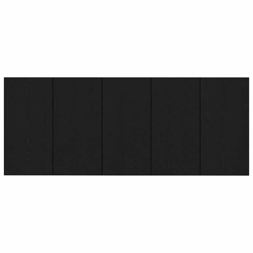 Tête de lit avec armoire 3 pcs Chêne noir Bois d'ingénierie - XIOS