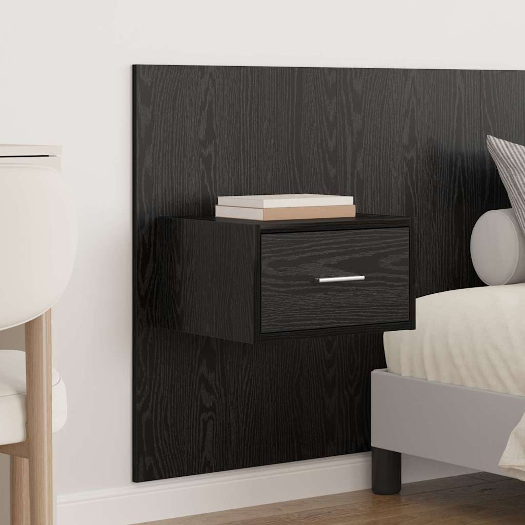 Tête de lit avec armoire 3 pcs Chêne noir Bois d'ingénierie - XIOS