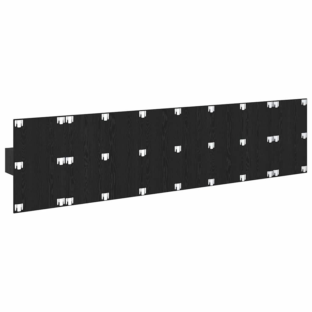 Tête de lit avec armoire 3 pcs Chêne noir Bois d'ingénierie - XIOS