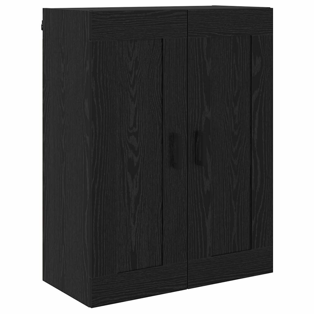 Haut Armoire 2 pc Chêne noir 69,5 x 34 x 180 cm