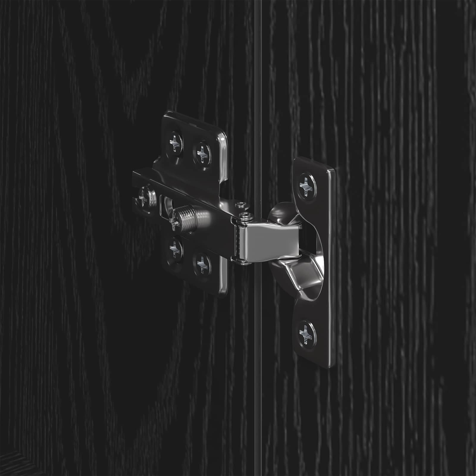 Haut Armoire Chêne noir 69,5 x 34 x 180 cm Bois d'ingénierie - XIOS