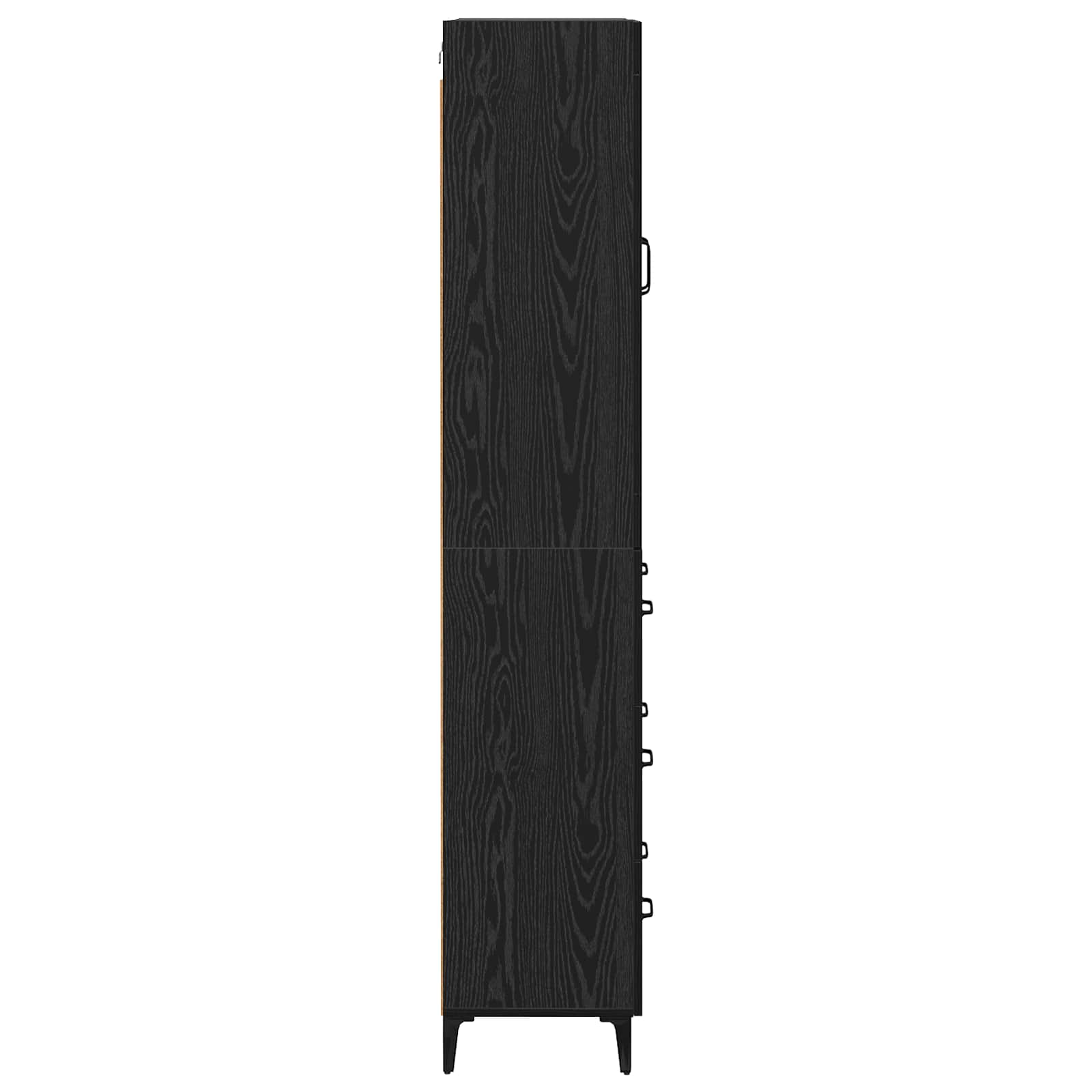 Haut Armoire Chêne noir 69,5 x 34 x 180 cm Bois d'ingénierie - XIOS