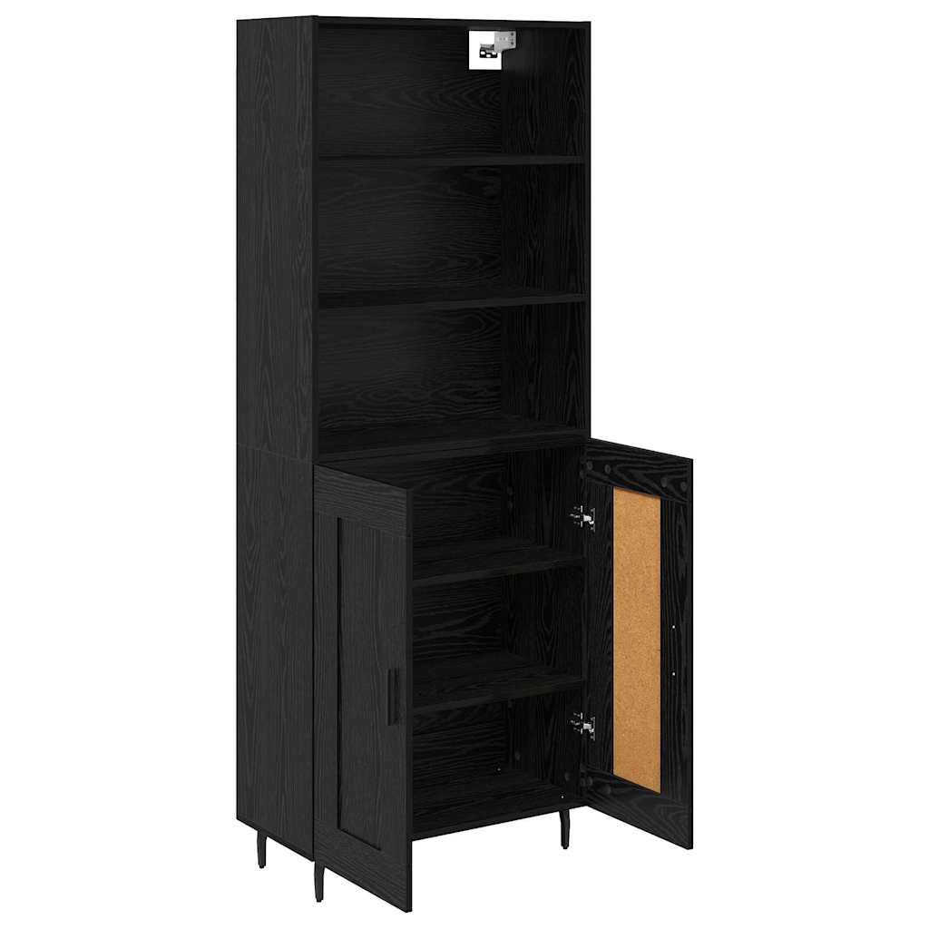 Haut Armoire Chêne noir 69,5 x 34 x 180 cm - XIOS
