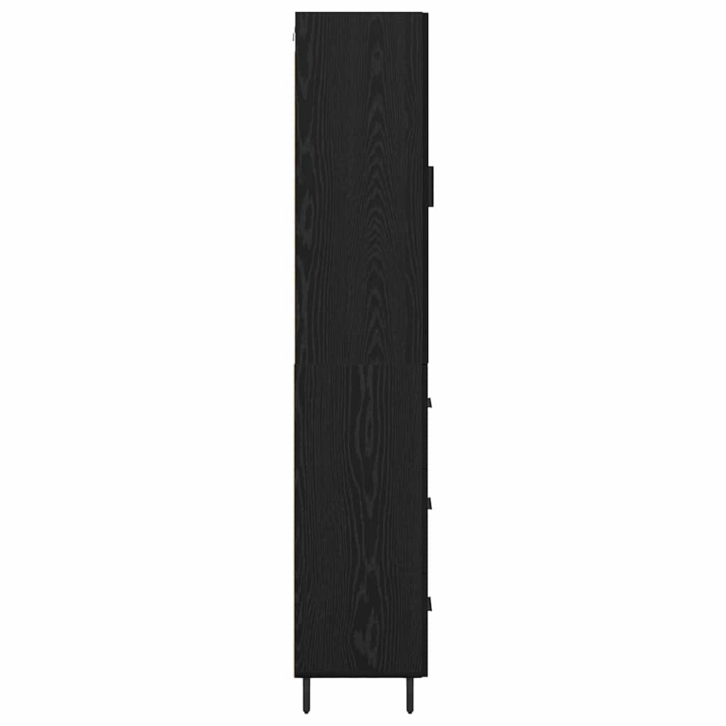Haut Armoire Chêne noir 34,5 x 34 x 180 cm Bois d'ingénierie - XIOS