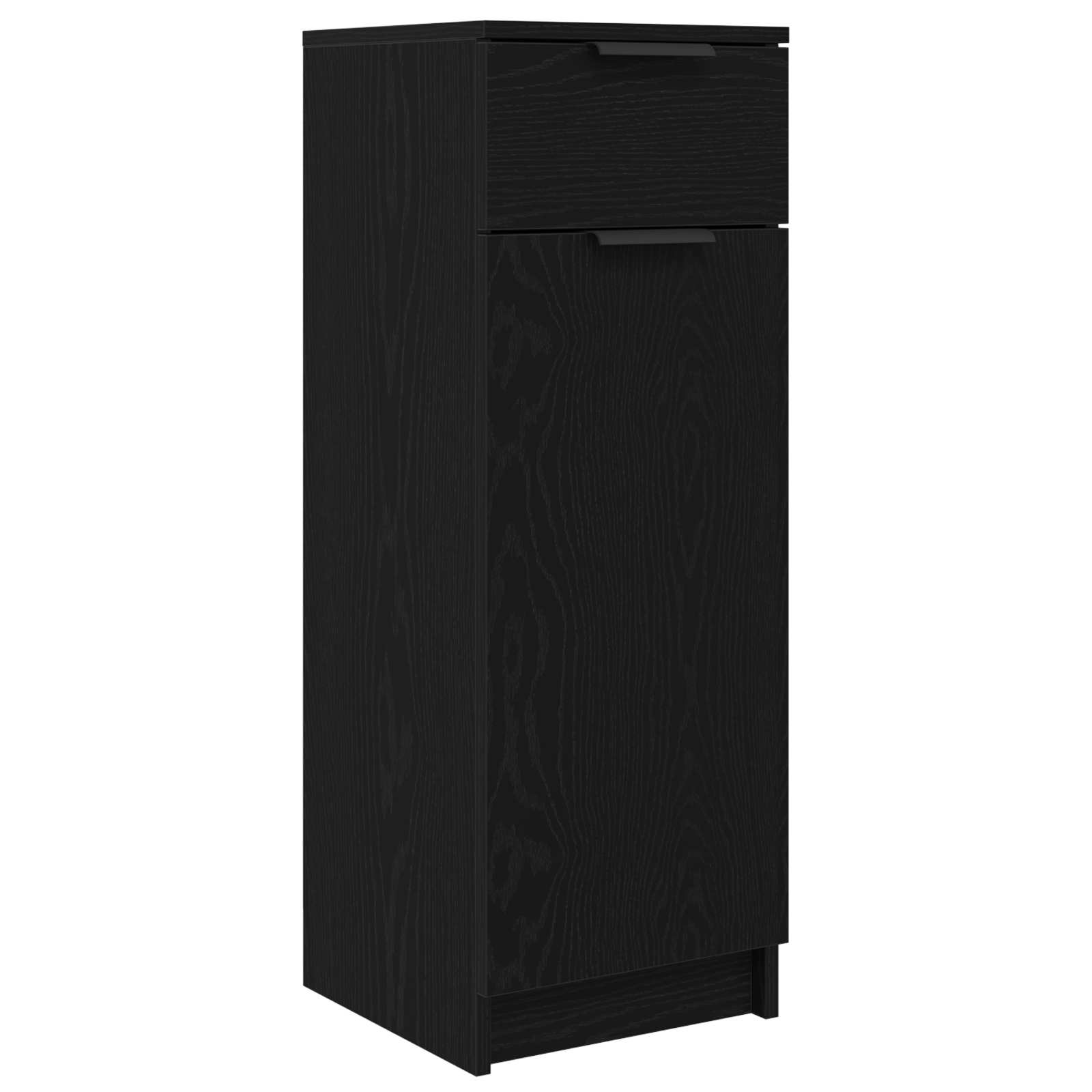Ensemble de mobilier de salle de bain 4 pc Chêne noir - XIOS
