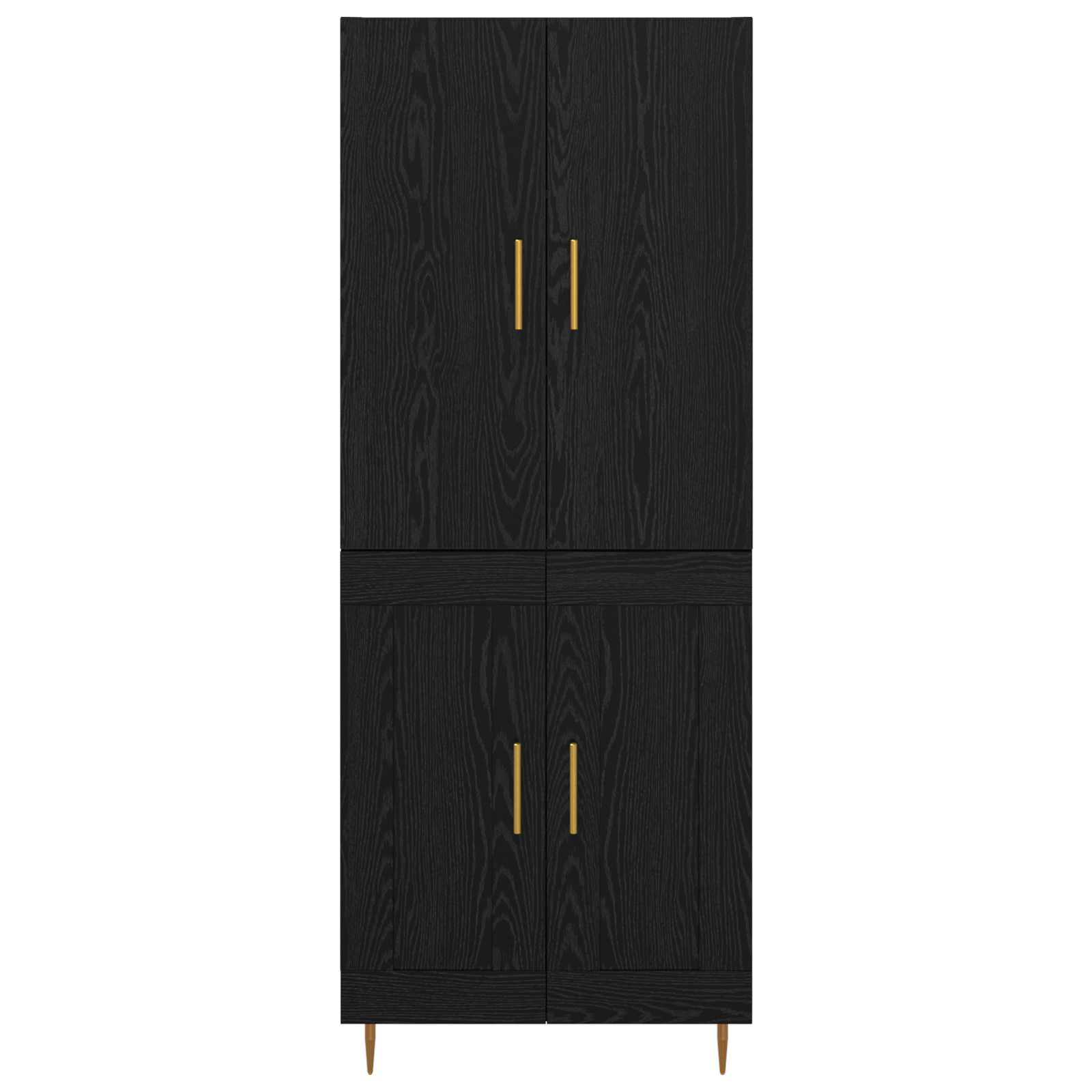 Haut Armoire Chêne noir 69,5 x 34 x 180 cm Bois d'ingénierie - XIOS