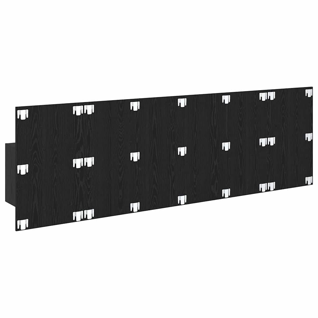 Tête de lit avec armoires 3 pcs Chêne noir Bois d'ingénierie - XIOS