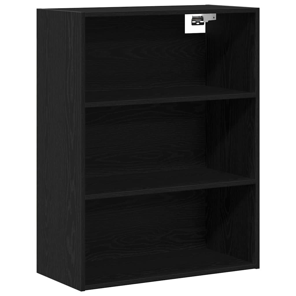 Haut Armoire Montage mural 2 pcs Chêne noir 69,5 x 34 x 180 cm - XIOS